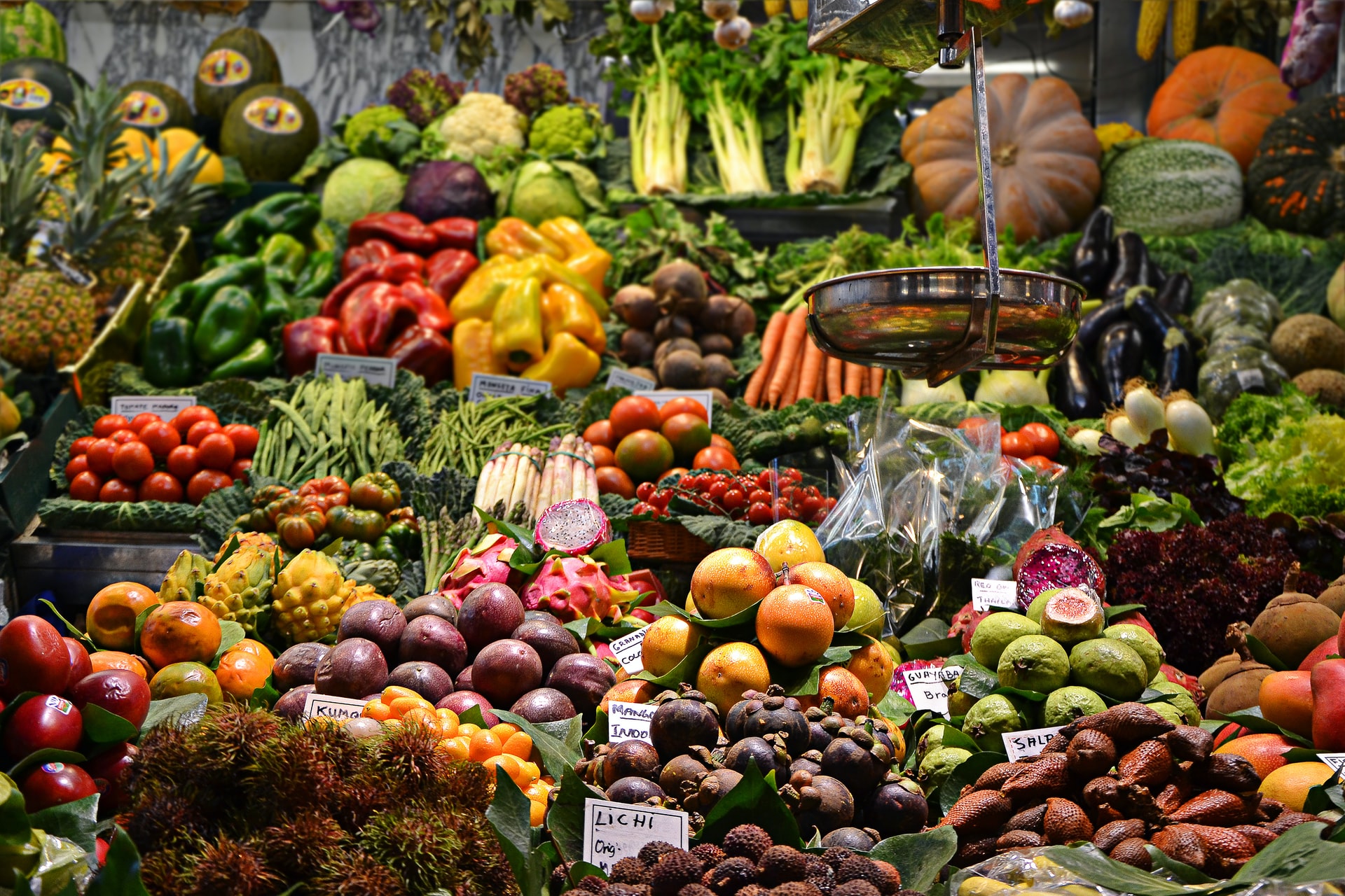 Foto de verduras e legumes